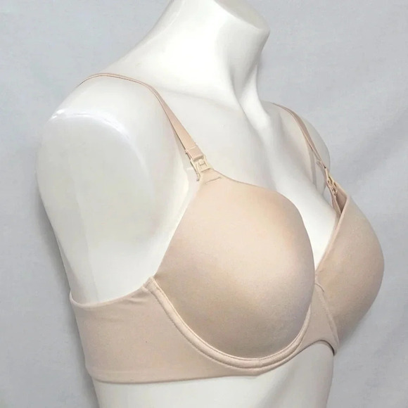 36B Gilligan & O'Malley Full Coverage Nursing Maternity Underwire Bra Nude NWT - Picture 3 of 8